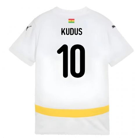 2024-2025 Ghana Home Shirt (Kids) (Kudus 10) 2024-2025 Ghana Home Shirt (Kids) (Kudus 10)