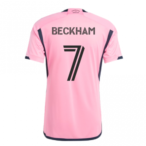 2024-2025 Inter Miami Authentic Home Shirt (Beckham 7) 2024-2025 Inter Miami Authentic Home Shirt (Beckham 7)