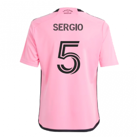 2024-2025 Inter Miami Home Shirt (Kids) (Sergio 5) 2024-2025 Inter Miami Home Shirt (Kids) (Sergio 5)
