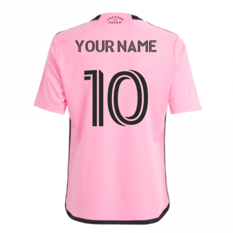 2024-2025 Inter Miami Home Shirt (Kids) (Your Name) 2024-2025 Inter Miami Home Shirt (Kids) (Your Name)