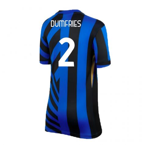 2024-2025 Inter Milan Home Shirt (Kids) (Dumfries 2) 2024-2025 Inter Milan Home Shirt (Kids) (Dumfries 2)