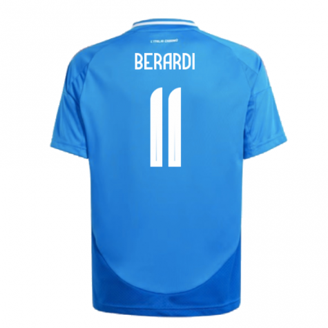 2024-2025 Italy Home Shirt (Kids) (BERARDI 11) 2024-2025 Italy Home Shirt (Kids) (BERARDI 11)