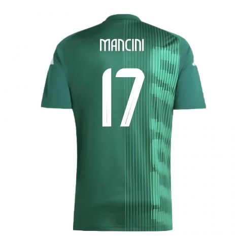 2024-2025 Italy Pre-Match Shirt (Green) (MANCINI 17) 2024-2025 Italy Pre-Match Shirt (Green) (MANCINI 17)
