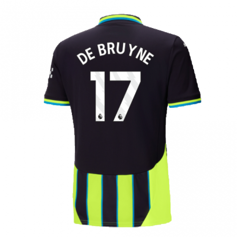 2024-2025 Man City Away Shirt (De Bruyne 17) 2024-2025 Man City Away Shirt (De Bruyne 17)