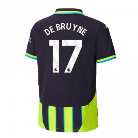 2024-2025 Man City Away Shirt (Kids) (De Bruyne 17) 2024-2025 Man City Away Shirt (Kids) (De Bruyne 17)