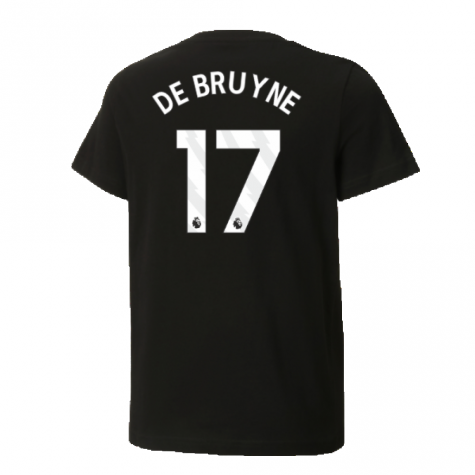 2024-2025 Man City ftblCulture Tee (Black) (De Bruyne 17) 2024-2025 Man City ftblCulture Tee (Black) (De Bruyne 17)