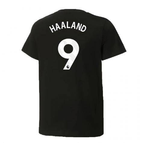 2024-2025 Man City ftblCulture Tee (Black) (Haaland 9) 2024-2025 Man City ftblCulture Tee (Black) (Haaland 9)