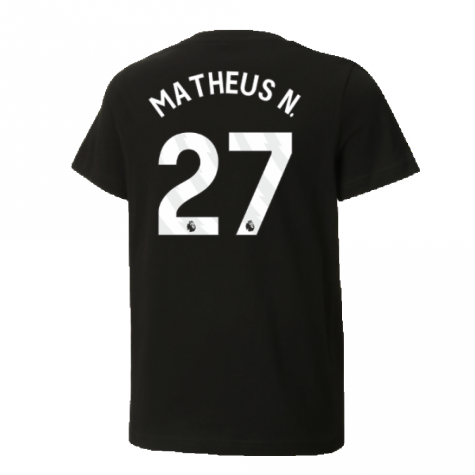 2024-2025 Man City ftblCulture Tee (Black) (Matheus N. 27) 2024-2025 Man City ftblCulture Tee (Black) (Matheus N. 27)
