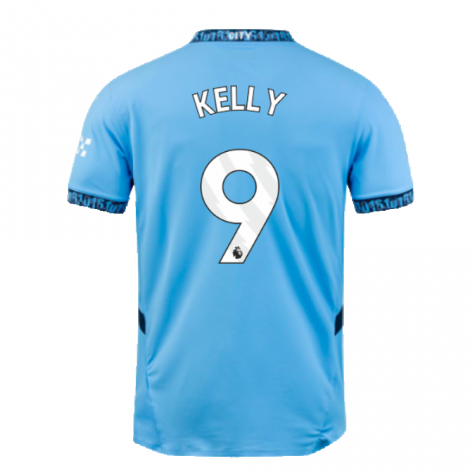 2024-2025 Man City Home Authentic Shirt with packaging (Kelly 9) 2024-2025 Man City Home Authentic Shirt with packaging (Kelly 9)