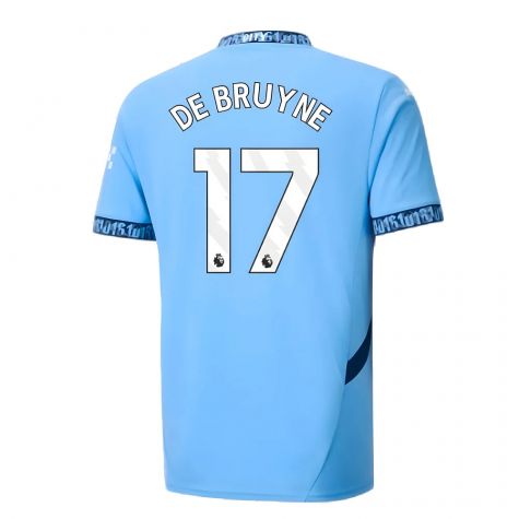 2024-2025 Man City Home Shirt (De Bruyne 17) 2024-2025 Man City Home Shirt (De Bruyne 17)