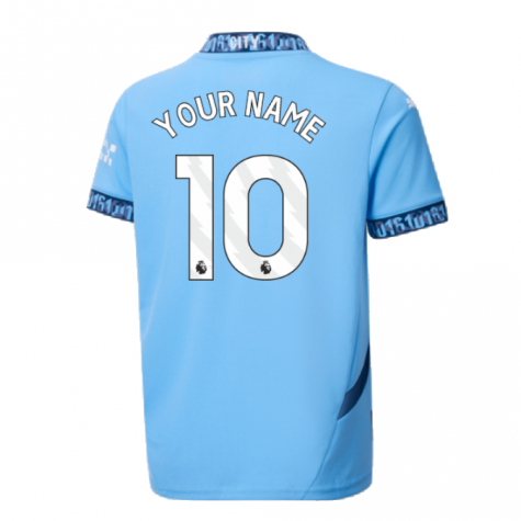 2024-2025 Man City Home Shirt (Kids) (Your Name) 2024-2025 Man City Home Shirt (Kids) (Your Name)