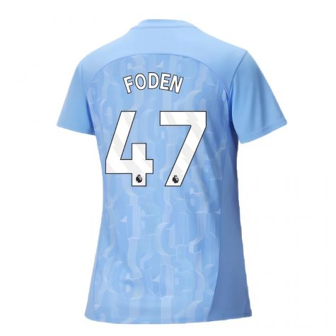 2024-2025 Man City Prematch SS Shirt (Light Blue) - Womens (Foden 47) 2024-2025 Man City Prematch SS Shirt (Light Blue) - Womens (Foden 47)
