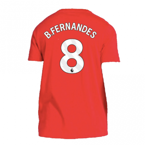2024-2025 Man Utd DNA Tee (Red) (B.Fernandes 8) 2024-2025 Man Utd DNA Tee (Red) (B.Fernandes 8)