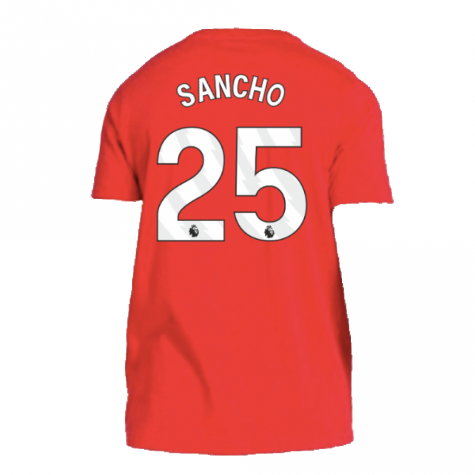 2024-2025 Man Utd DNA Tee (Red) (Sancho 25) 2024-2025 Man Utd DNA Tee (Red) (Sancho 25)