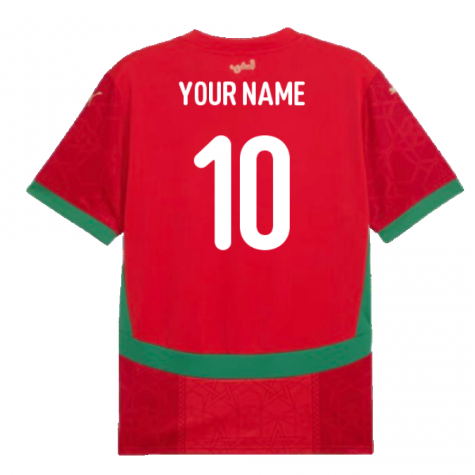 2024-2025 Morocco Home Shirt (Your Name) 2024-2025 Morocco Home Shirt (Your Name)
