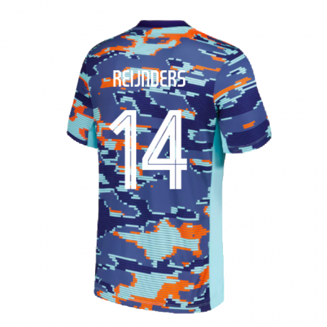 2024-2025 Netherlands Academy Pro Pre-Match Shirt (Blue) (Reijnders 14) 2024-2025 Netherlands Academy Pro Pre-Match Shirt (Blue) (Reijnders 14)