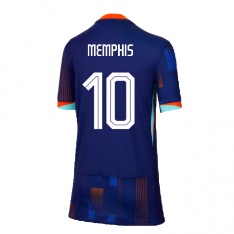 2024-2025 Netherlands Away Shirt (Kids) (Memphis 10) 2024-2025 Netherlands Away Shirt (Kids) (Memphis 10)