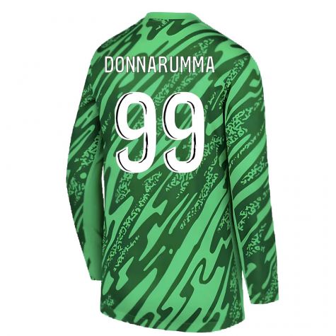 2024-2025 PSG Home Goalkeeper Shirt (Green) (Donnarumma 99) 2024-2025 PSG Home Goalkeeper Shirt (Green) (Donnarumma 99)