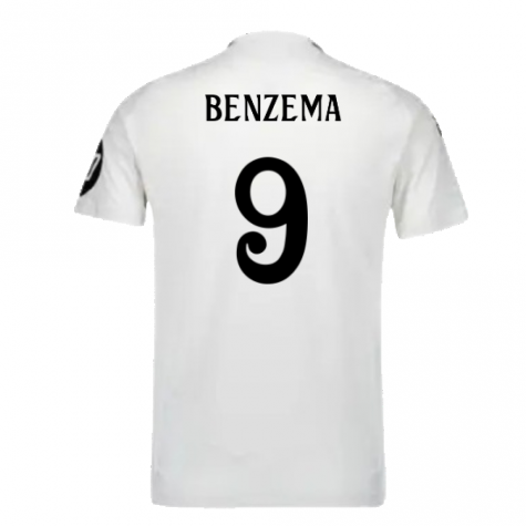 2024-2025 Real Madrid Authentic Home Shirt (Benzema 9) 2024-2025 Real Madrid Authentic Home Shirt (Benzema 9)