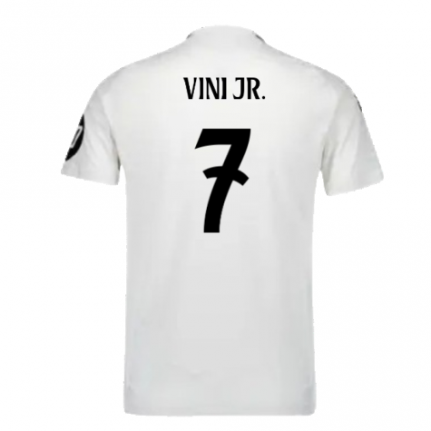 2024-2025 Real Madrid Authentic Home Shirt (Vini Jr. 7) 2024-2025 Real Madrid Authentic Home Shirt (Vini Jr. 7)