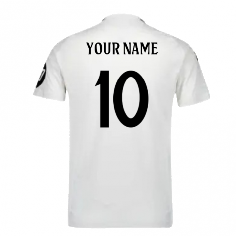 2024-2025 Real Madrid Authentic Home Shirt (Your Name) 2024-2025 Real Madrid Authentic Home Shirt (Your Name)