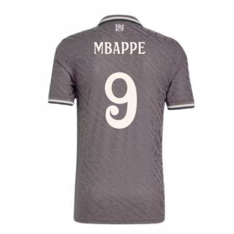 2024-2025 Real Madrid Authentic Third Shirt (Mbappe 9) 2024-2025 Real Madrid Authentic Third Shirt (Mbappe 9)