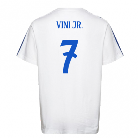 2024-2025 Real Madrid DNA Tee (White) (Vini Jr. 7) 2024-2025 Real Madrid DNA Tee (White) (Vini Jr. 7)
