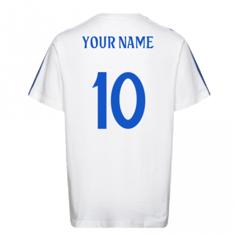 2024-2025 Real Madrid DNA Tee (White) (Your Name) 2024-2025 Real Madrid DNA Tee (White) (Your Name)