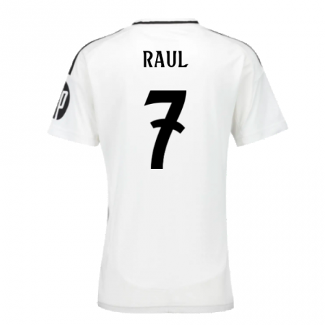 2024-2025 Real Madrid Home Shirt (Womens) (Raul 7) 2024-2025 Real Madrid Home Shirt (Womens) (Raul 7)