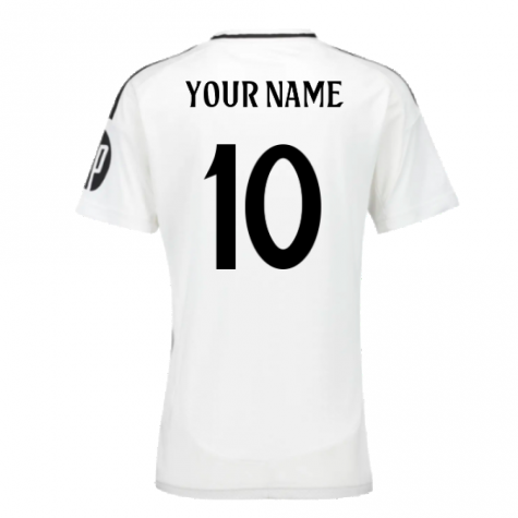 2024-2025 Real Madrid Home Shirt (Womens) (Your Name) 2024-2025 Real Madrid Home Shirt (Womens) (Your Name)