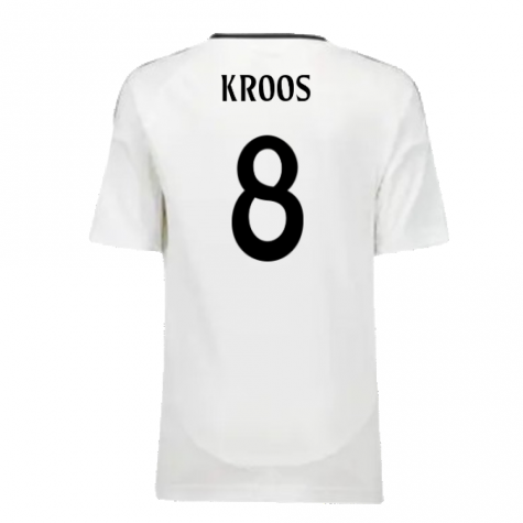 2024-2025 Real Madrid Home Youth Kit (Kroos 8) 2024-2025 Real Madrid Home Youth Kit (Kroos 8)