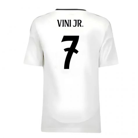 2024-2025 Real Madrid Home Youth Kit (Vini Jr. 7) 2024-2025 Real Madrid Home Youth Kit (Vini Jr. 7)