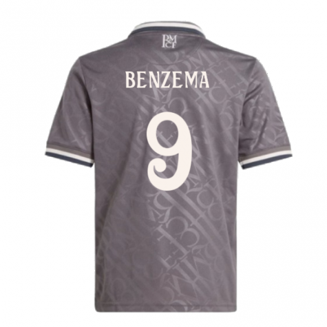 2024-2025 Real Madrid Third Shirt (Kids) (Benzema 9) 2024-2025 Real Madrid Third Shirt (Kids) (Benzema 9)