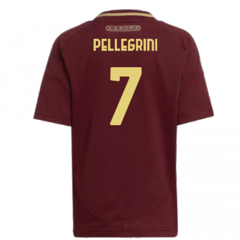 2024-2025 Roma Home Shirt (Kids) (Pellegrini 7) 2024-2025 Roma Home Shirt (Kids) (Pellegrini 7)