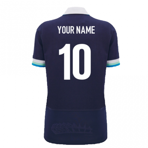 2024-2025 Scotland Rugby Home Cotton Shirt (Womens) (Your Name) 2024-2025 Scotland Rugby Home Cotton Shirt (Womens) (Your Name)