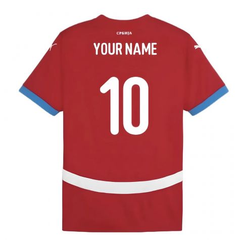 2024-2025 Serbia Home Shirt (Your Name) 2024-2025 Serbia Home Shirt (Your Name)
