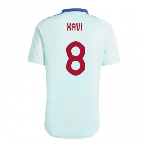 2024-2025 Spain Training Jersey (Halo Mint) (Xavi 8) 2024-2025 Spain Training Jersey (Halo Mint) (Xavi 8)
