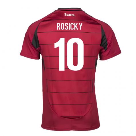 2024-2025 Sparta Prague Home Shirt (Rosicky 10) 2024-2025 Sparta Prague Home Shirt (Rosicky 10)
