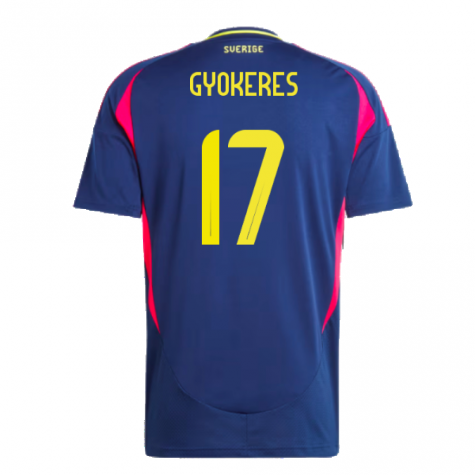 2024-2025 Sweden Away Shirt (GYOKERES 17) 2024-2025 Sweden Away Shirt (GYOKERES 17)