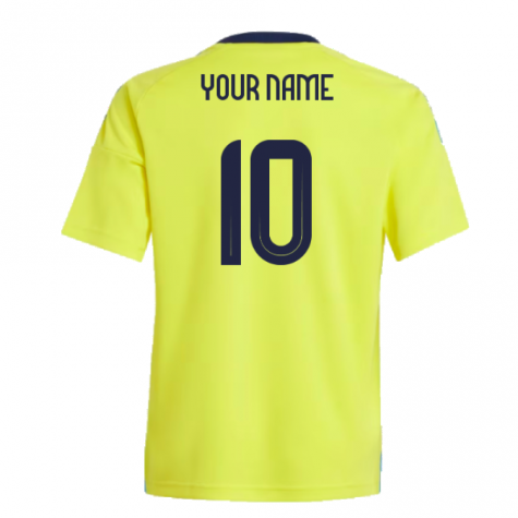2024-2025 Sweden Home Fan Shirt (Kids) (Your Name) 2024-2025 Sweden Home Fan Shirt (Kids) (Your Name)