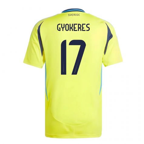 2024-2025 Sweden Home Shirt (GYOKERES 17) 2024-2025 Sweden Home Shirt (GYOKERES 17)