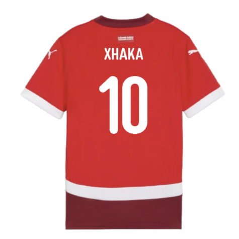 2024-2025 Switzerland Home Shirt (Kids) (Xhaka 10) 2024-2025 Switzerland Home Shirt (Kids) (Xhaka 10)