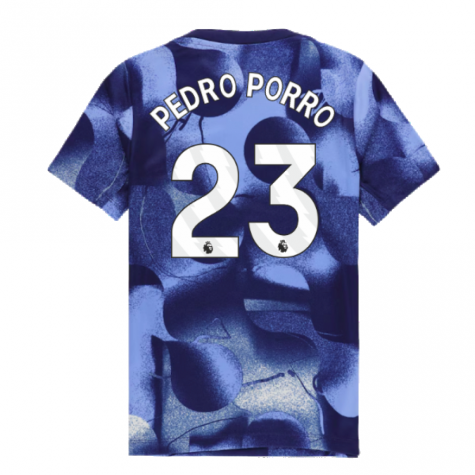2024-2025 Tottenham Hotspur Dri-FIT Match Shirt (Blue) - Kids (Pedro Porro 23) 2024-2025 Tottenham Hotspur Dri-FIT Match Shirt (Blue) - Kids (Pedro Porro 23)