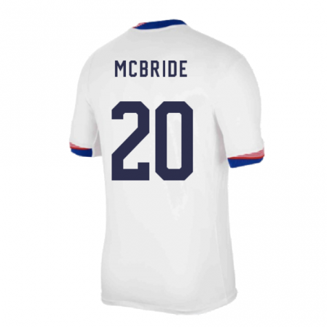 2024-2025 United States USA Home Shirt (MCBRIDE 20) 2024-2025 United States USA Home Shirt (MCBRIDE 20)