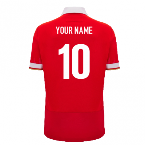 2024-2025 Wales WRU Home Cotton Rugby Shirt (Your Name) 2024-2025 Wales WRU Home Cotton Rugby Shirt (Your Name)