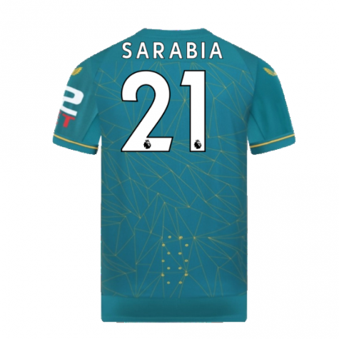 2022-2023 Wolves Away Pro Jersey (Sarabia 21) 2022-2023 Wolves Away Pro Jersey (Sarabia 21)