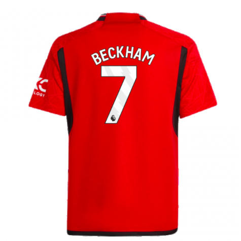 2023-2024 Man Utd Home Shirt (Kids) (Beckham 7) 2023-2024 Man Utd Home Shirt (Kids) (Beckham 7)