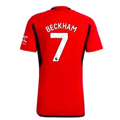 2023-2024 Man Utd Home Shirt (Beckham 7) 2023-2024 Man Utd Home Shirt (Beckham 7)