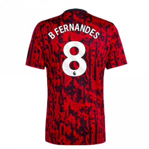 2023-2024 Man Utd Pre-Match Shirt (Red) (B Fernandes 8) 2023-2024 Man Utd Pre-Match Shirt (Red) (B Fernandes 8)