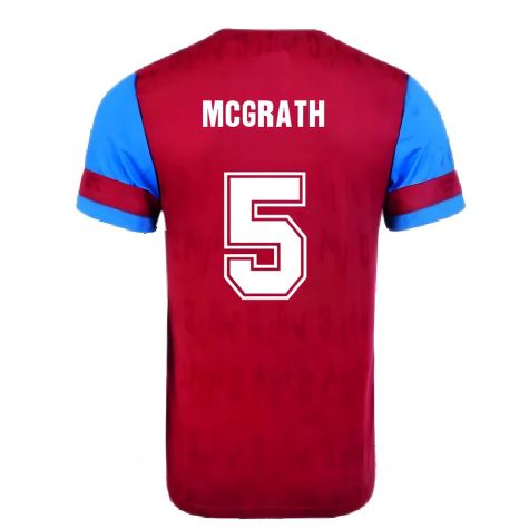 Score Draw Aston Villa 1992 Retro Football Shirt (McGrath 5) Score Draw Aston Villa 1992 Retro Football Shirt (McGrath 5)